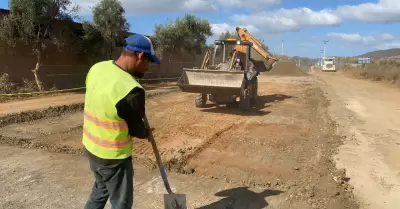 Avanza 50% pavimentacin en tramo de Ruta del Vino