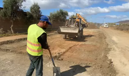 Avanza 50% pavimentacin en tramo de Ruta del Vino