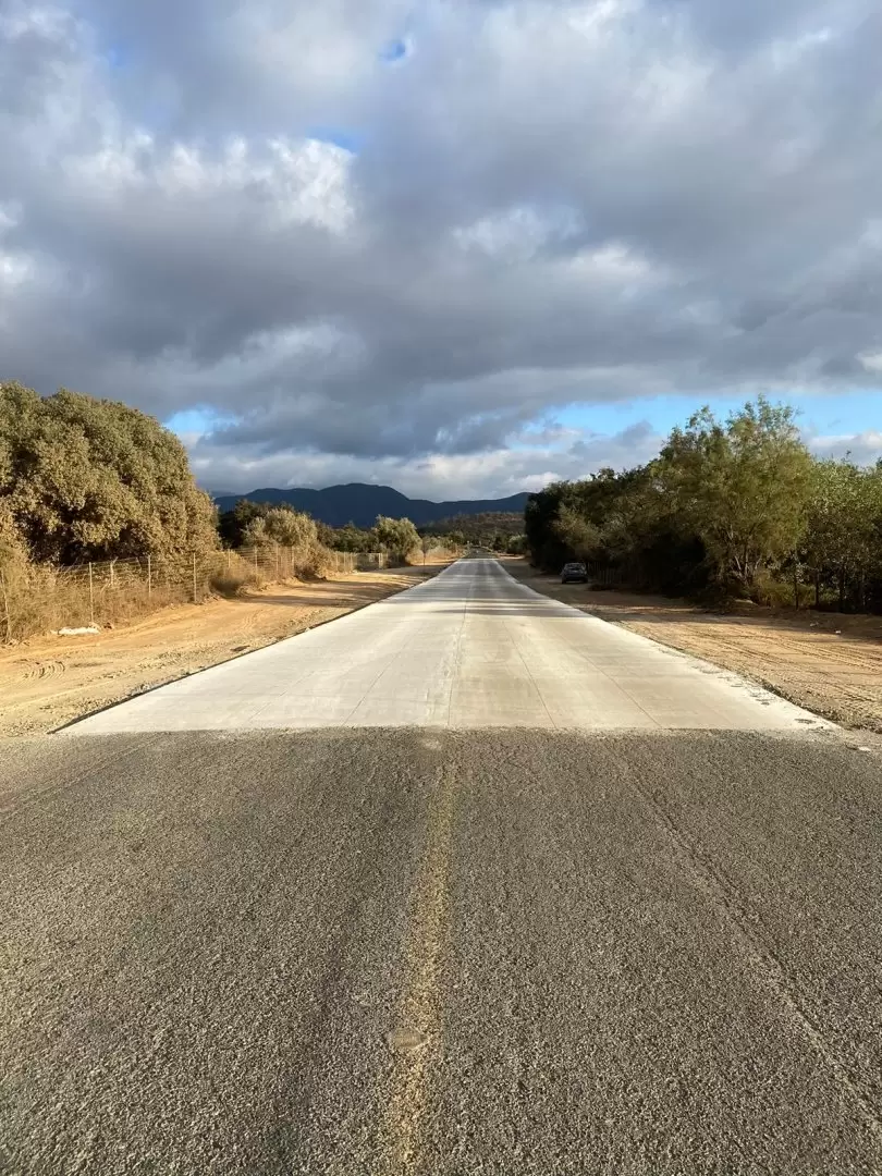 Avanza 50% pavimentacin en tramo de Ruta del Vino