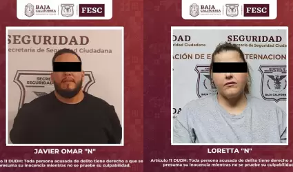 Detienen a dos personas buscadas por autoridades de Estados Unidos