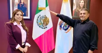 Nombra Claudia Agat�n a Rogelio Castro como coordinador de Grupos Vulnerables