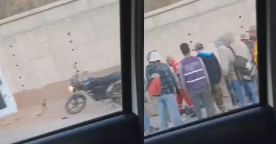 Motociclista atropellado en bulevar Las Torres genera trfico lento hacia la zon