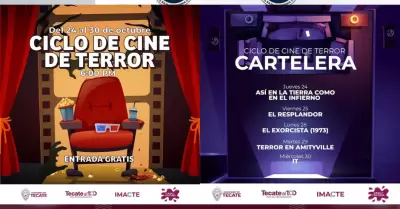 Proyectarn pelculas clsicas en ciclo de cine de terror sin costo de IMACTE