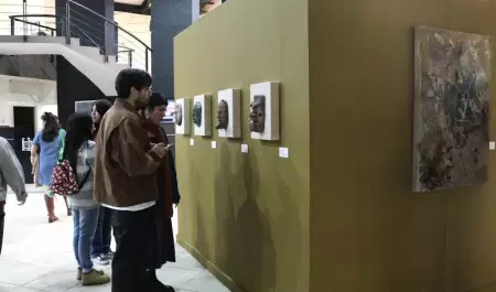 Inauguran "Fragmentos del Aura" de Geovanny Mendoza en el Centro Estatal de las