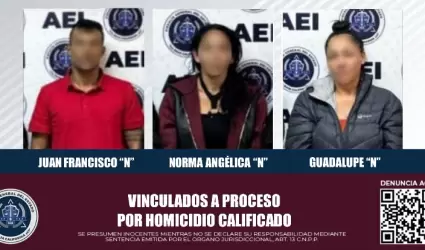 Vinculan a proceso a tres personas por homicidio del subcomandante Gerardo Gonz