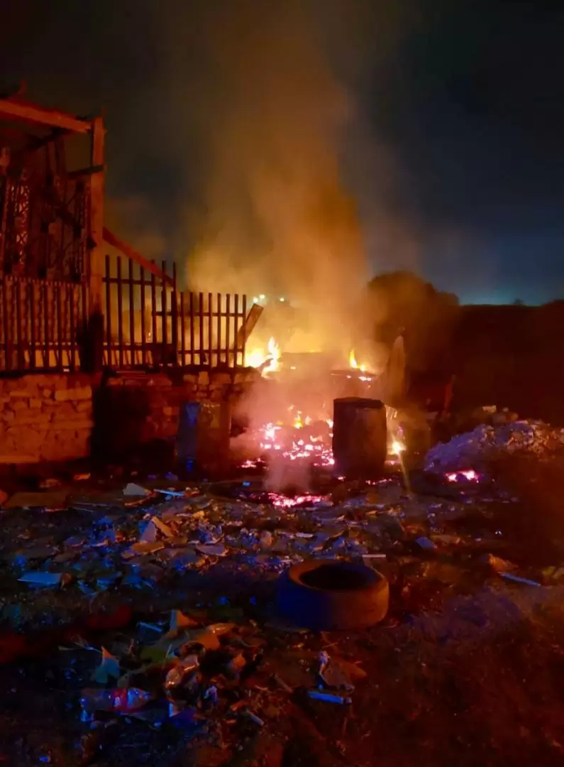 Se registra incendio en vivienda de Mexicali