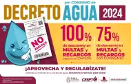 Anuncia CESPT la entrada en vigor del decreto de condonacin de recargos por consumo de agua