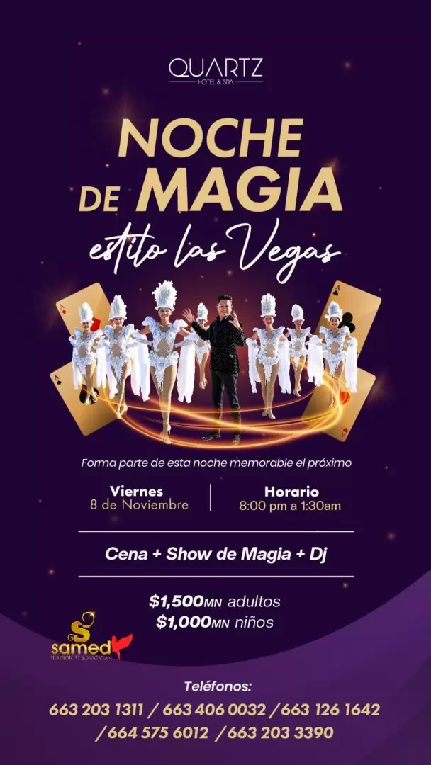 Anuncian en Tijuana "Noche de Magia estilo Las Vegas"