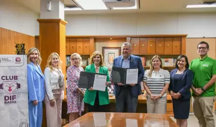 Firman convenio de colaboracin el Sistema DIF Baja California y la UABC para se