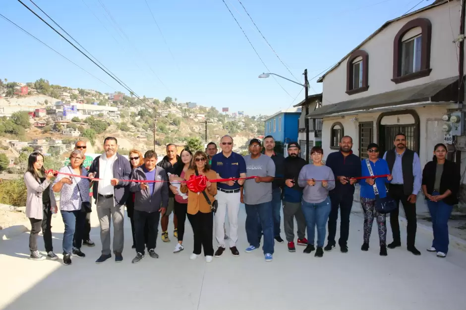 Entrega CESPT obra de rehabilitacin en la calle Tomasa Estvez