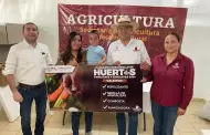 Entrega Sader BC apoyos de huertos en Valle de Trinidad