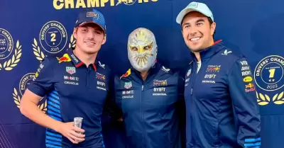 "Checo" Prez y Max Verstappen conviven con Mstico