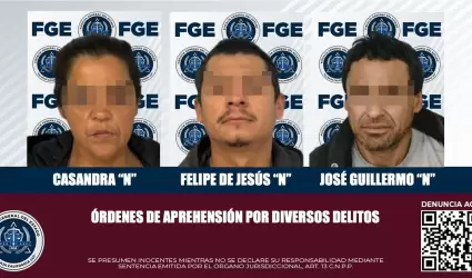 FGE ejecuta rdenes de aprehensin por delitos relacionados con robo de vehculo