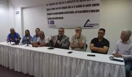 Canaco expondr ante presidenta de Mxico crisis por falta de decreto de importa