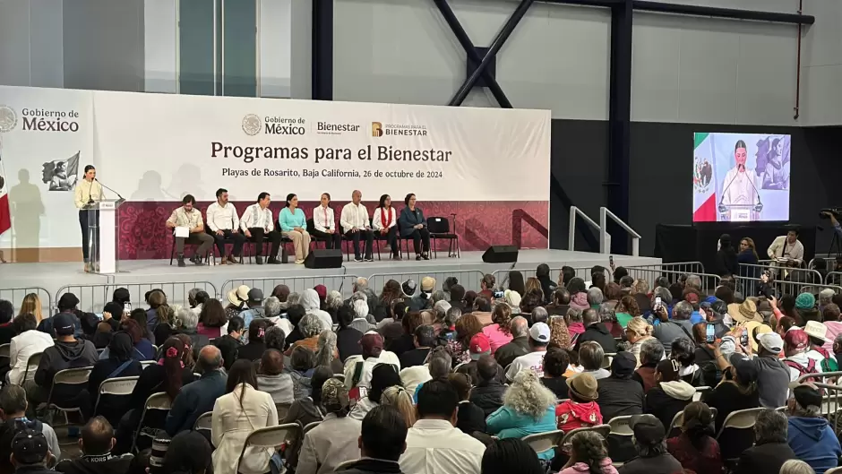 Encabeza Sheinbaum evento sobre Programas para el Bienestar en Baja California