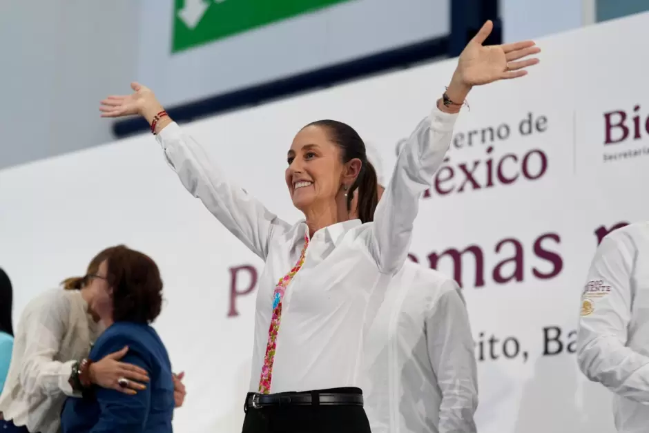 Encabeza Sheinbaum evento sobre Programas para el Bienestar en Baja California