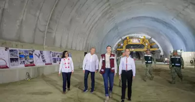 Sheinbaum supervisa avances del Viaducto Elevado de Tijuana