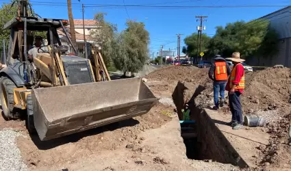 Avanza construccin de subcolector pluvial en colonia Nueva