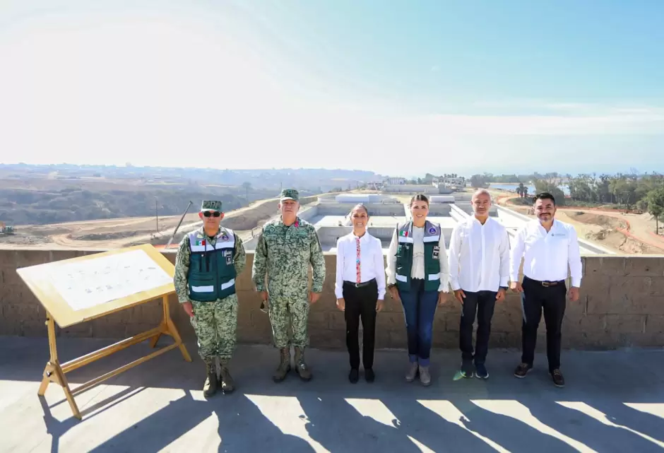 Presidenta de Mxico y Gobernadora de BC realizan recorrido por planta de tratamiento de aguas residuales en Tijuana