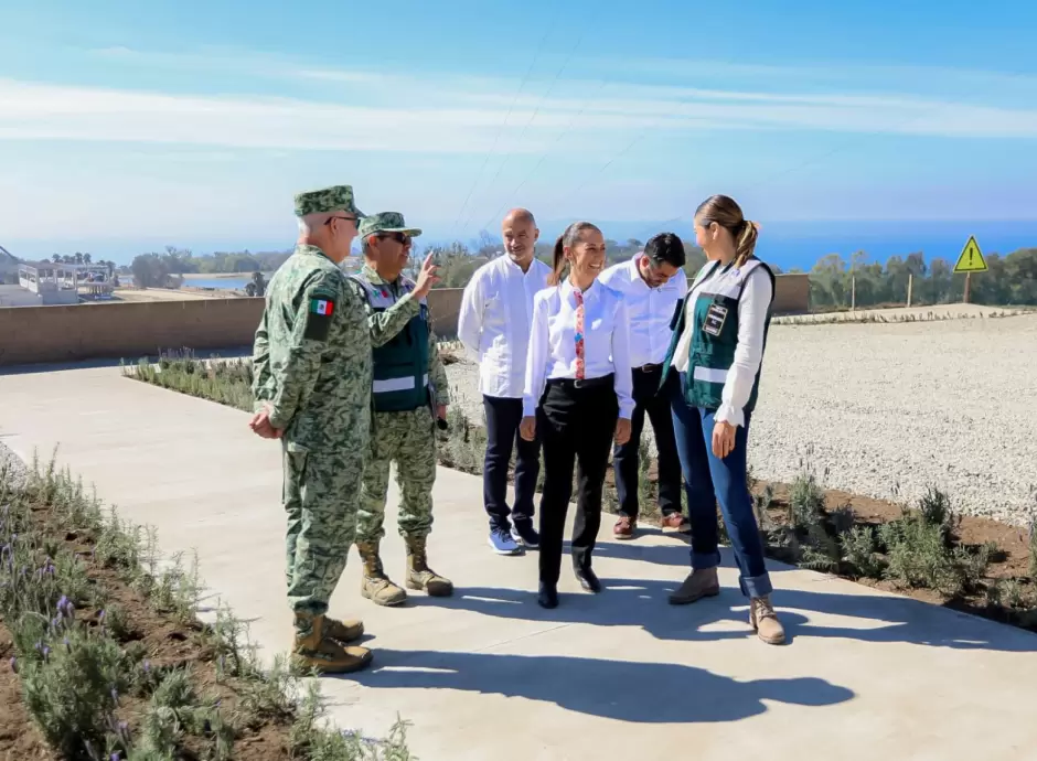 Presidenta de Mxico y Gobernadora de BC realizan recorrido por planta de tratamiento de aguas residuales en Tijuana