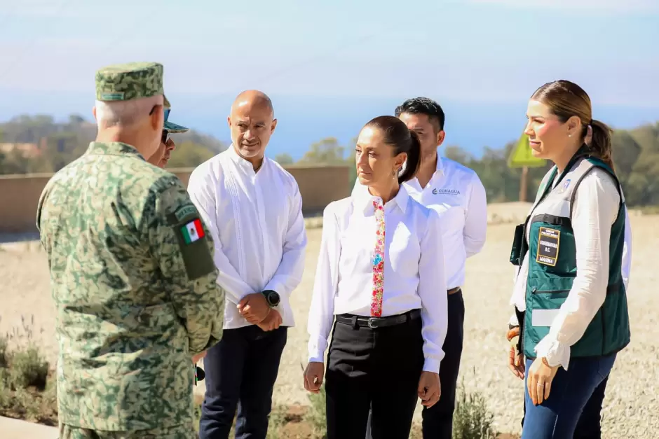 Presidenta de Mxico y Gobernadora de BC realizan recorrido por planta de tratamiento de aguas residuales en Tijuana