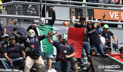 Ambiente durante el segundo da de prcticas libres del Gran Premio de Mxico de