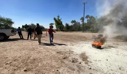 Personal de la CESPM recibe capacitacin en el uso y manejo de extintores