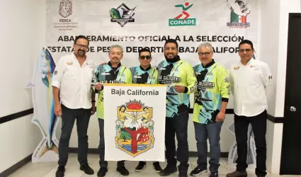 Abanderan a la seleccin estatal de pesca deportiva en kayak