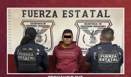 Presunto homicida es detenido en Mexicali