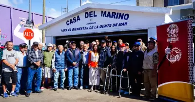 Apoyar alcaldesa Claudia Agatn proyectos que fortalezcan a la Casa del Marino 