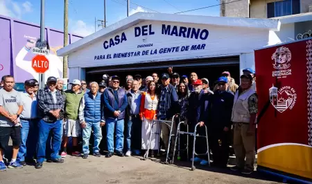 Apoyar alcaldesa Claudia Agatn proyectos que fortalezcan a la Casa del Marino