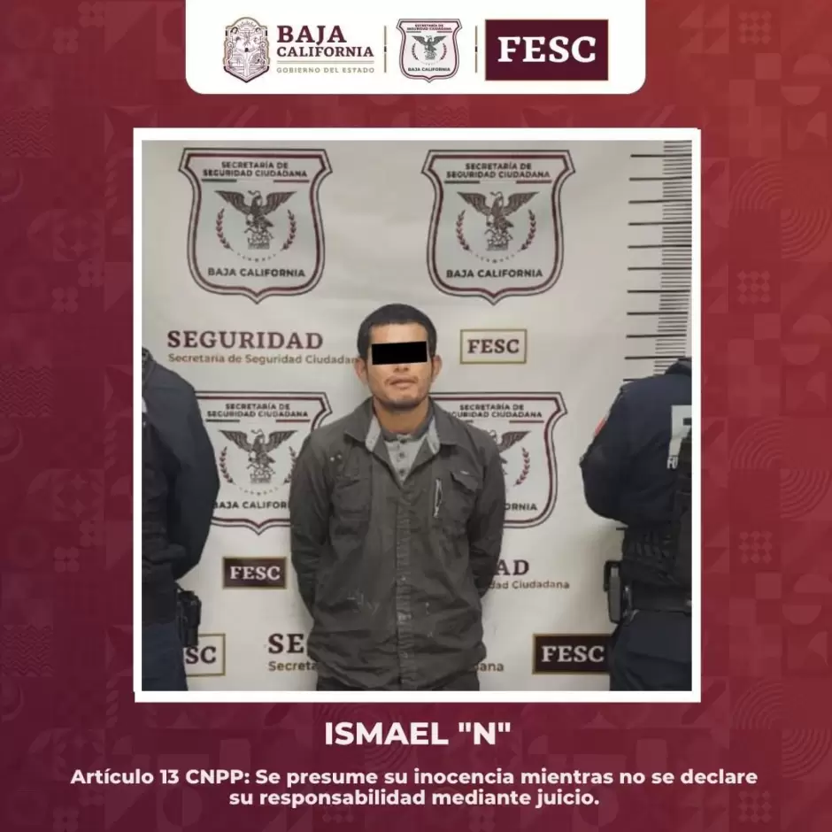 Captura FESC a dos prfugos de la justicia de Baja California