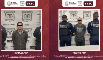 Captura FESC a dos prfugos de la justicia de Baja California