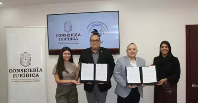 CEDHBC suscribe convenio de colaboracin con la Consejera Jurdica del Estado