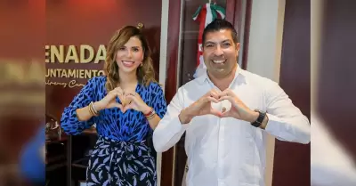 Armando Ayala y Gobernadora Marina del Pilar