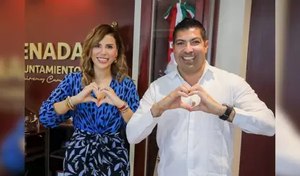 Armando Ayala y Gobernadora Marina del Pilar