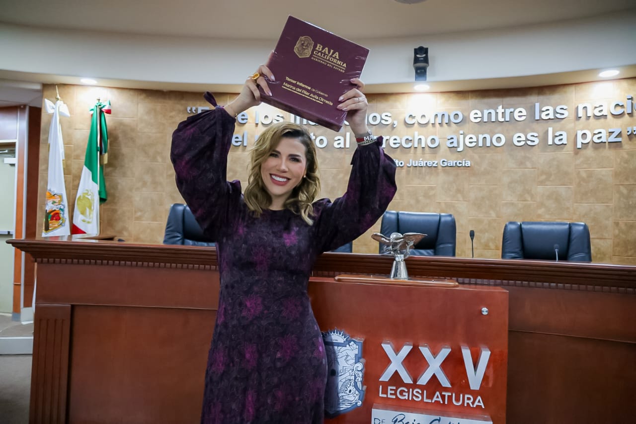 Entrega la gobernadora Marina del Pilar su tercer informe de resultados ...