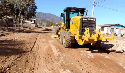 Mejoramiento vial en las delegaciones