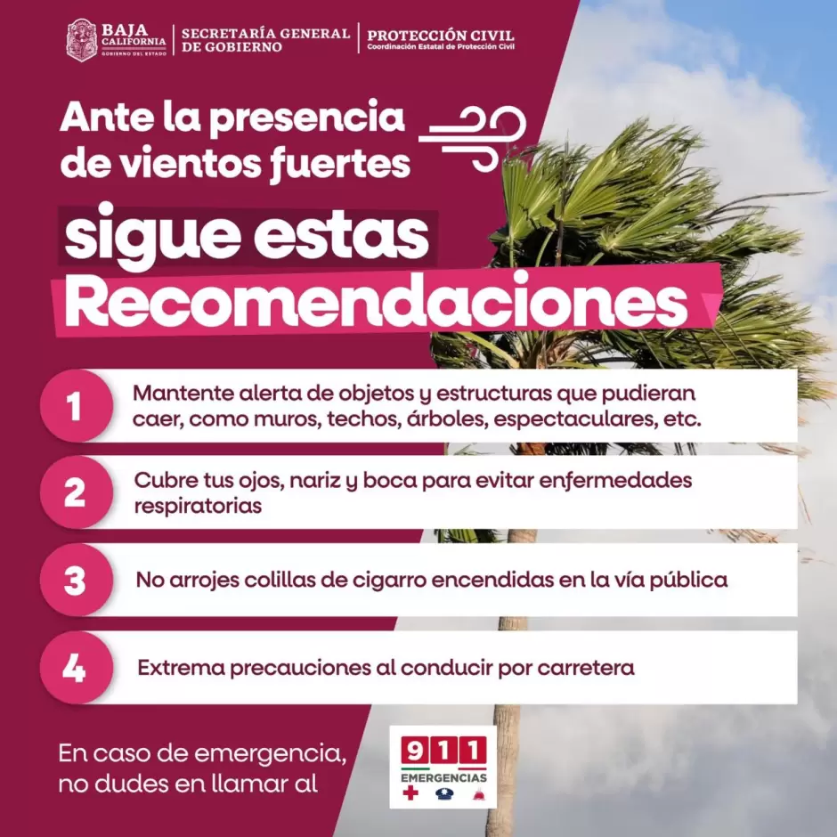 Proteccin Civil Estatal recomendaciones