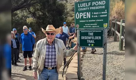 Inauguran sendero en honor a pionero comunitario de Ramona