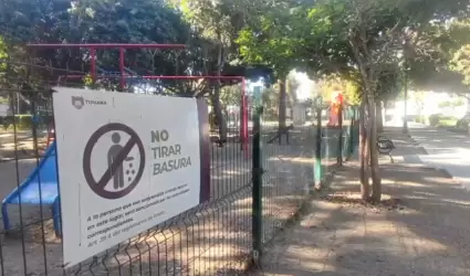 Denuncian que hay personas que duermen y provocan incendios en el Parque Las Am