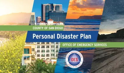 Condado de San Diego recomienda prepararse para emergencias con 10 pasos clave