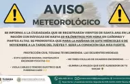 Proteccin Civil Tijuana Alert sobre Vientos de Santa Ana