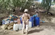 Ejrcito Mexicano asegura laboratorio clandestino en Ensenada