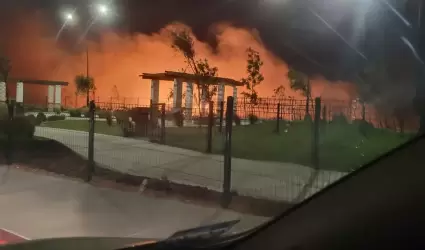 Incendio en Vias del Mar alarm a vecinos cercanos