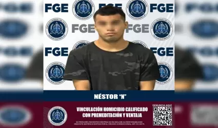 Presunto responsable del homicidio