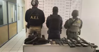 Coordinado operativo en Tecate result en el aseguramiento de armas y equipo tc