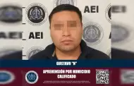 Agencia Estatal de Investigacin aprehende a sujeto por homicidio calificado