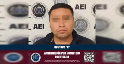 Sujeto detenido por homicidio calificado