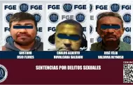 Obtiene FGE tres sentencias contra responsables de delitos sexuales